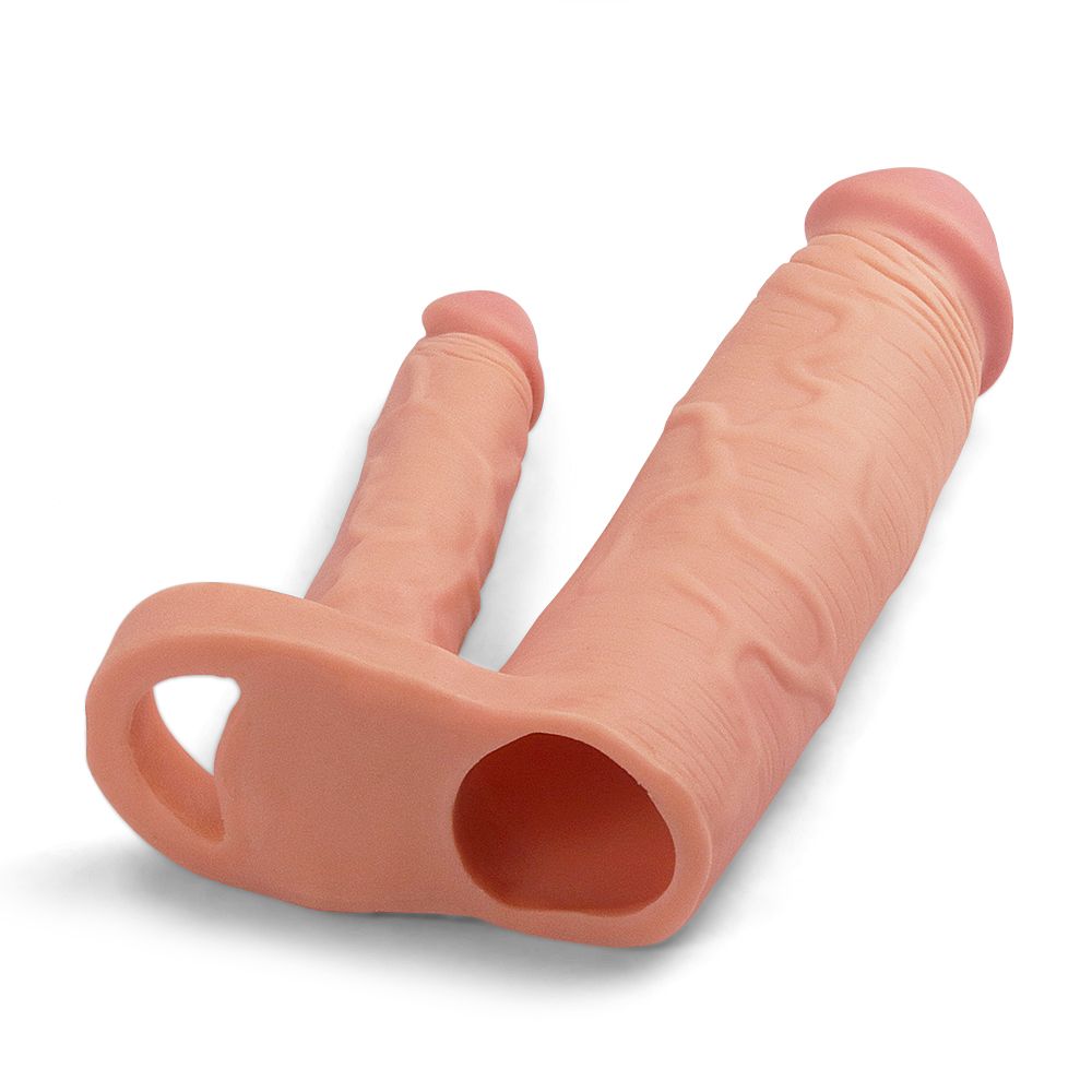 Guaina e Prolunga Pene X-Tender Double CM 20