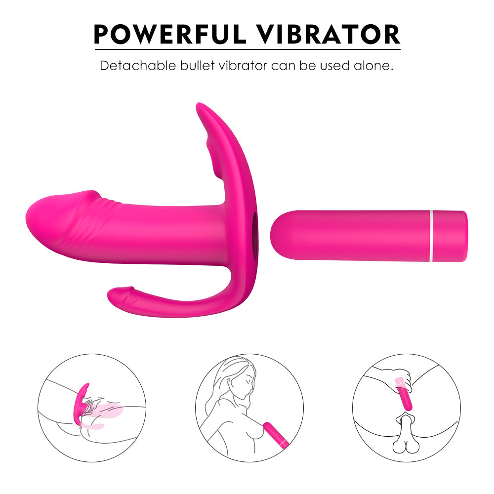 Vibratore Doppia Stimolazione Up To Heaven CM 9