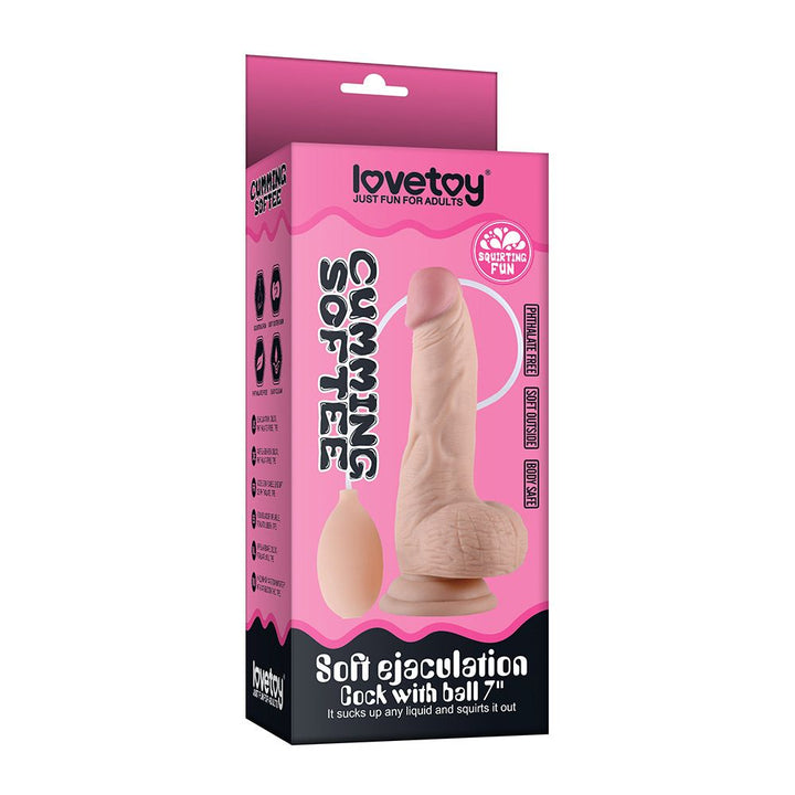 Dildo Realistico Cumming Cum con Eiaculazione CM 20