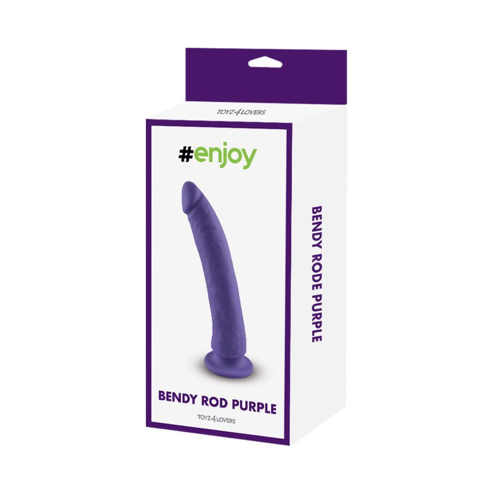 Dildo Bendy Rod Purple CM 18